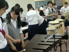 遗爱女子高等学校演奏体验