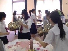 遗爱女子高等学校演奏体验