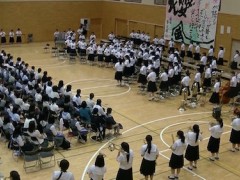 遗爱女子高等学校演奏体验