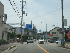 云雀丘学园高等学校周边环境整齐划一的道路