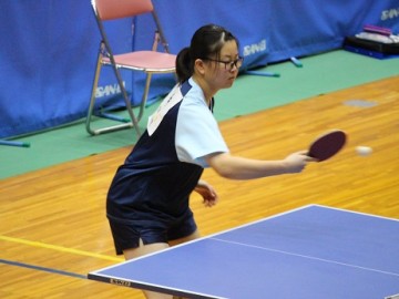 西山学院高中仙南地区乒乓球新人大会出场